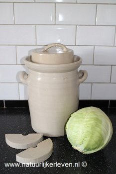 Zuurkoolpot, inmaakpot, keulsepot, fermentatiepot, - 5