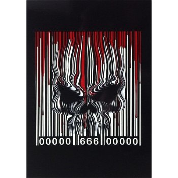 Art Worx - Barcode Skull kaarten bij Stichting Superwens! - 1