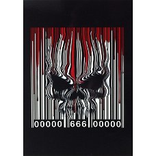 Art Worx - Barcode Skull kaarten bij Stichting Superwens!