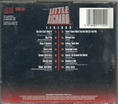 CD Little Richard ‎– Legends Volume 2 - 2