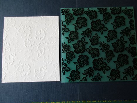 Embossing mal bloemen - 1