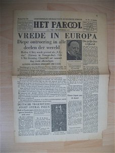 Het Parool No. 101, Dinsdag 8 mei 1945