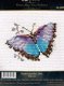 ALISA BORDUURPAKKET, BRIGH BUTTERFLIES,BLUE 149 op=op - 1 - Thumbnail