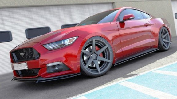 Ford Mustang Voorspoiler Spoiler Splitter Versie 1 - 3