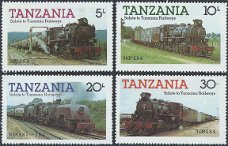 Postzegels Tanzania - 1985 - Stoomlocomotieven (serie)