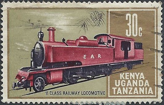 Postzegels Tanzania - 1971 Spoorwegen (30c) - 1