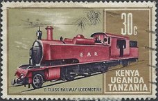 Postzegels Tanzania - 1971 Spoorwegen (30c)