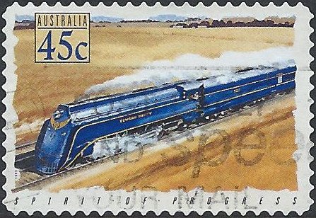 Postzegels Australië - 1993 Treinen (45c) - 1