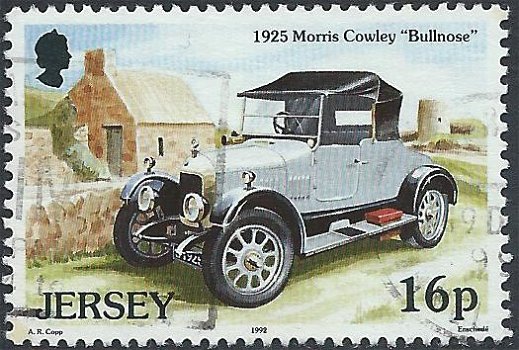 Postzegels Jersey- 1992 - Klassieke auto's (16p) - 1