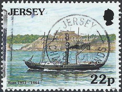 Postzegels Jersey- 2001 - Schepen (22p) - 1