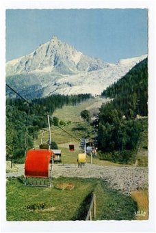 E175 Chamonix Mont Blanc Kabelbaan / Ansicht Frankrijk