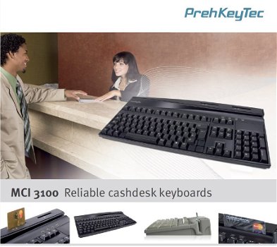 PrehKeyTec MCI 3100 POS keyboard with alphanumeric layout - 0