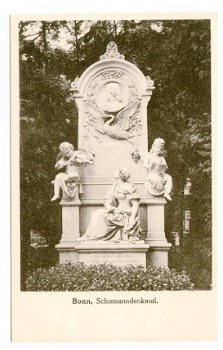 E198 Bonn Schumann denkmal / Duitsland - 1