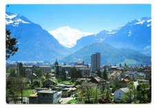 F013 Interlaken Blick auf Jungfrau / Zwitserland