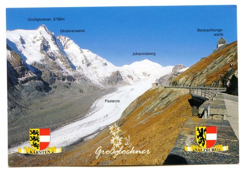 F048 Glocknermassiv mit Pasterzengletscher Grossglockner / Oostenrijk - 1