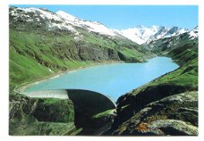 F085 Le Brarrage de Moiry et la Dent Blanche / Zwitserland ( Stuwdam )