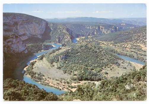F097 Gorges de L'Ardeche - Vivarais - Pas de Mousse Belvedere Serre de Tourre Frankrijk - 1