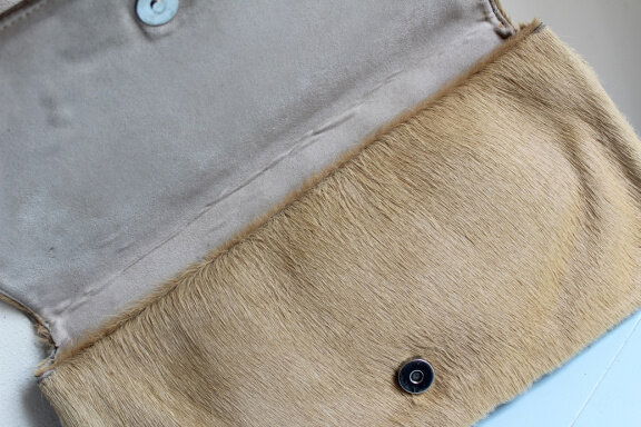 Handtas / clutch van koeienhuid - Afbeelding 3
