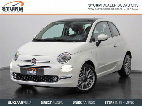 Fiat 500 - 0.9 TwinAir Turbo Lounge | Panoramadak | Navigatie | Park. Sensor | 16'' Velgen | DAB | C - 1