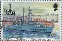 Postzegels Isle of Man - 1991 - Schepen (1p) - 1 - Thumbnail