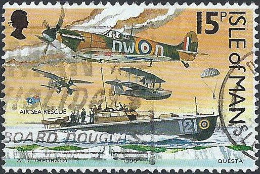 Postzegels Isle of Man - 1990 - Battle of Brittain (15p) - 1