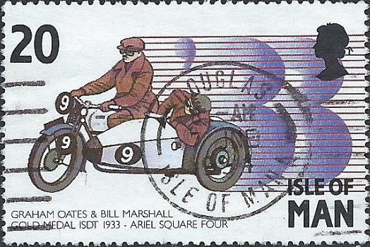 Postzegels Isle of Man - 1993 - T.T. Races (20p) - 1