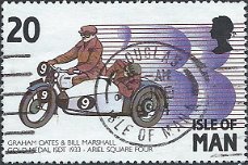 Postzegels Isle of Man - 1993 - T.T. Races (20p)