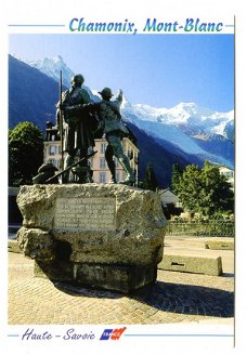 G008 Chamonix / Statue Jacques Balmat / Frankrijk