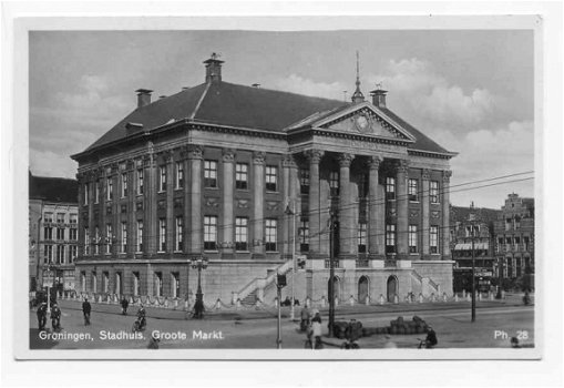 G092 Groningen, Stadhuis Groote Markt - 1