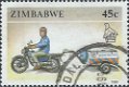 Postzegels Zimbabwe - 1990 - Dieren, Kunst en Transport (45c) - 1 - Thumbnail