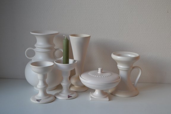 Vintage vazen/schalen Flora Gouda Nederland. - nr. 1