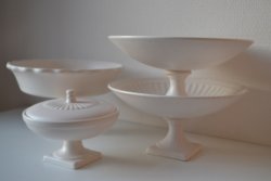 Vintage Flora Gouda schalen.