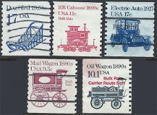 Postzegels Verenigde Staten - Transportation Issue - Coil Stamps (Diverse)