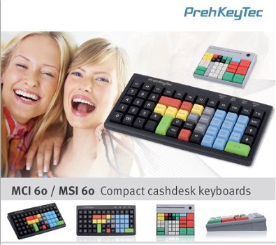 PrehKeyTec MSI 60 PrehKeyTec MSI 60 POS keyboard with elegant housing - 0