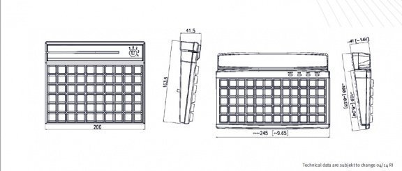 PrehKeyTec MSI 60 PrehKeyTec MSI 60 POS keyboard with elegant housing - 4