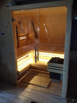 Luxe Finse sauna met infrarood - 1