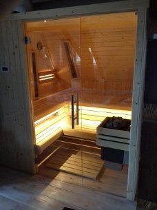 Luxe Finse sauna met infrarood