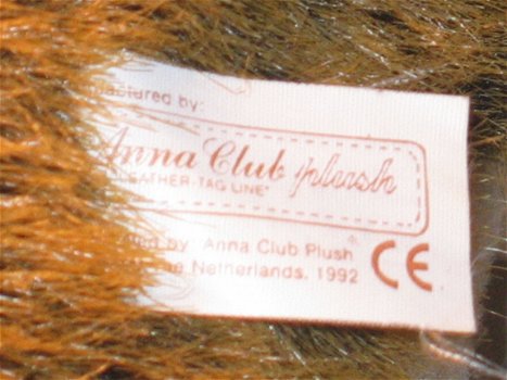Egel - Anna Club Plush - The Leather Tag Line - 1992 - 3