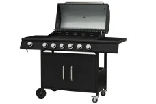 Robuuste gas grill ‘Clarksville’ van Mustang zwart