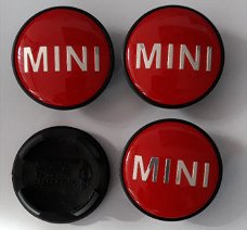 Mini Naafdoppen "Rood" 54mm