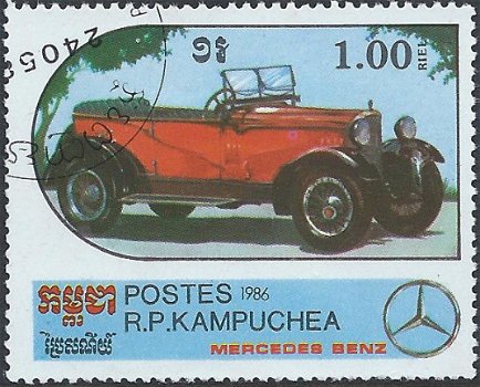 Postzegels Cambodja - 1986 - Mercedes Benz (1.00) - 1