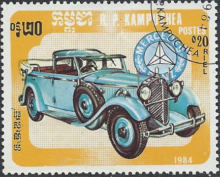 Postzegels Cambodja - 1984 - Auto's (0.20) - 1