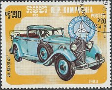 Postzegels Cambodja - 1984 - Auto's (0.20)