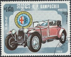 Postzegels Cambodja - 1984 - Auto's (0.80)