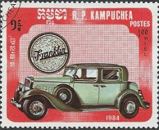 Postzegels Cambodja - 1984 - Auto's (1.00)