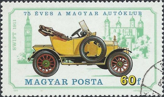 Postzegels Hongarije - 1975 - Hongaarse Autoclub (60) - 1
