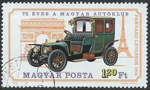 Postzegels Hongarije - 1975 - Hongaarse Autoclub (1.20) - 1