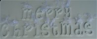 MERRY CHRISTMAS HOUTEN LETTERS WIT- GEEL Nieuw - 1 - Thumbnail