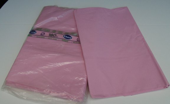 TAFELKLEED DUNI ROSE ROND 180 cm pak 5 STUKS - nr. 1