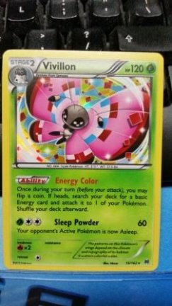 Vivillon 15/162 holo XY Breakthrough - nr. 1